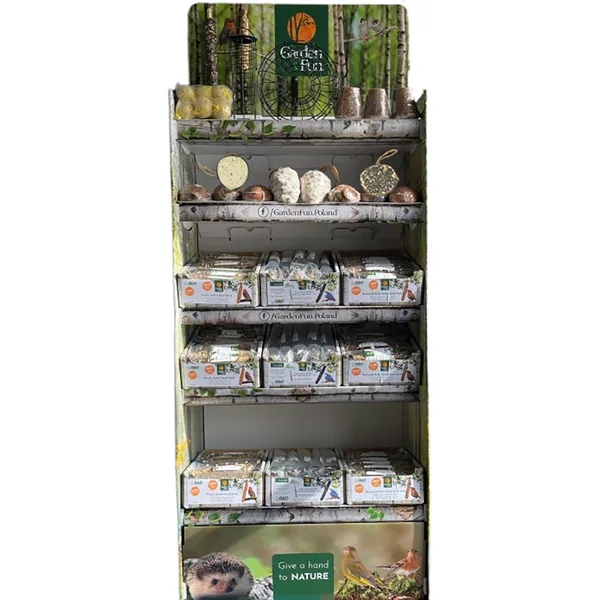 A&E Cage Garden & Fun 196pc Wild Bird Cardboard Shipper Display