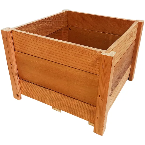 A&G Agricultural A&G 18"x18"x13" Redwood Formal Planter