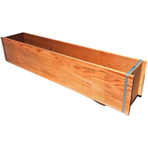 A&G Agricultural A&G 4' Banded Redwood Window Box