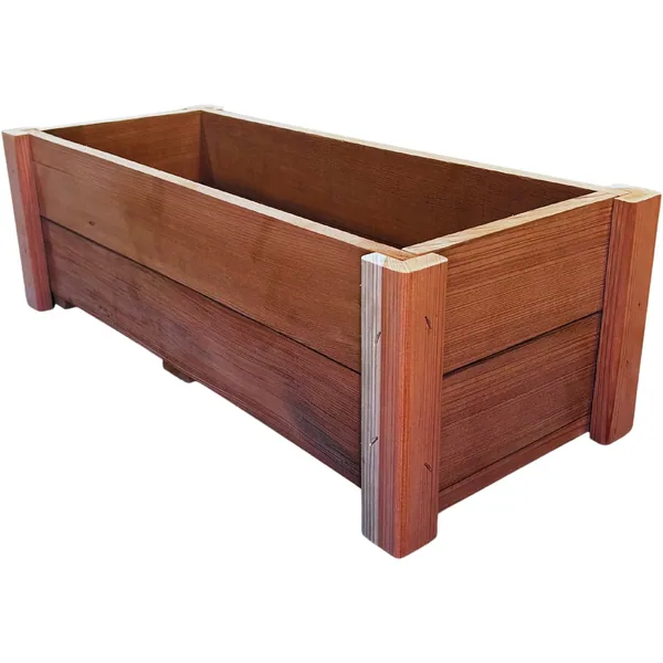 A&G Agricultural A&G 8"x10"x36" Redwood Formal Planter