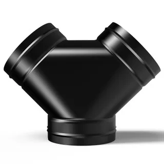 3-Way Steel Duct Splitter 6"