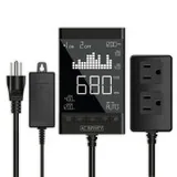 AI CO2 + Light Sensor, for CO2 Data Tracking, Optimized FAE, Day & Night Scheduling