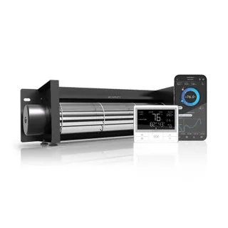 AIRBLAZE T12, Fireplace Blower 12" with Temperature Controller