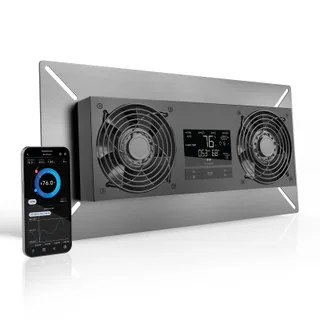 AIRTITAN T8, Crawlspace Ventilator Fan with Temperature Humidity Controller, Exhaust
