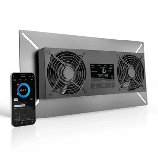 AIRTITAN T8-N, Crawlspace Ventilator Fan with Temperature Humidity Controller, Intake