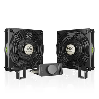 AXIAL S1225D, 120V AC Muffin Cooling Fan, Dual 120mm x 120mm x 25mm