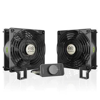 AXIAL S1238D, 120V AC Muffin Cooling Fan, Dual 120mm x 120mm x 38mm