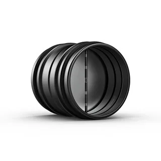 Backdraft Damper Ducting 4" Galvanized Steel