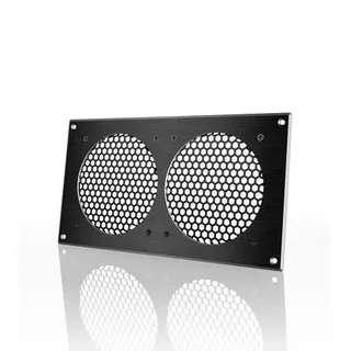Cabinet Ventilation Grille Black 12"