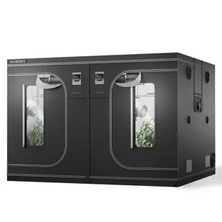 CLOUDLAB 811, Advance Grow Tent 10x10, Thickest Poles and Canvas 120" x 120" x 80"