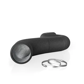 Flexible Ducting 4", Durable Four-Layer Aluminum 25' Long