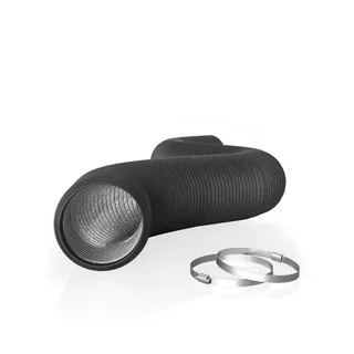 Flexible Ducting 6", Durable Four-Layer Aluminum 8' Long