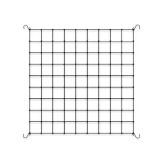 Grow Tent Trellis Netting 3x3', Flexible Elastic Cords