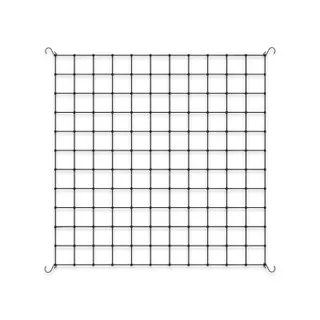 Grow Tent Trellis Netting 4x4', Flexible Elastic Cords