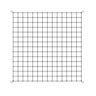Grow Tent Trellis Netting 5x5', Flexible Elastic Cords