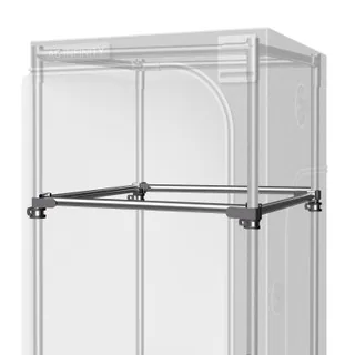 Heavy-Duty Mounting Bars for 3x3 Grow Tents, High Airflow CFM Kit