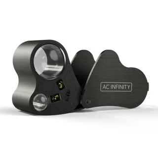 Jewelers Loupe, Pocket Magnifying Glass with LED Light & Dual Lenses
