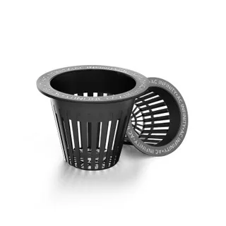 Mesh Net Cups 2", Slotted Pots with Wide Lips, 50-Pack