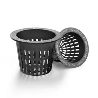 Mesh Net Cups 3", Slotted Pots with Wide Lips, 25-Pack