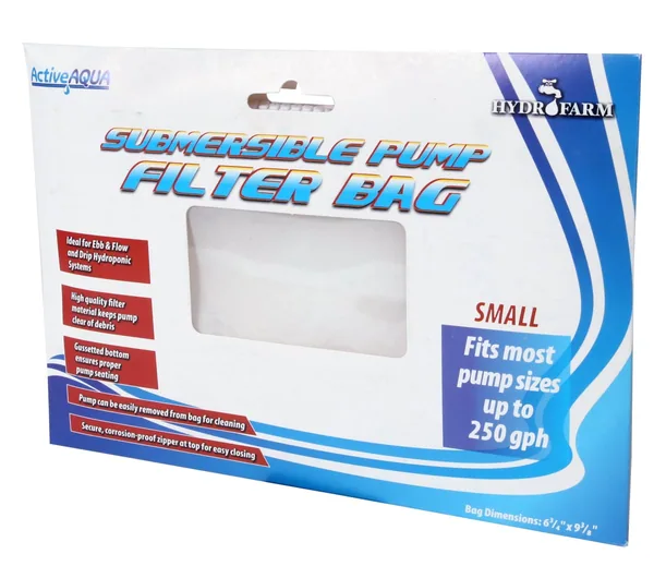 Active Aqua Submersible Pump Filter Bag, 6.75" x 9.375"