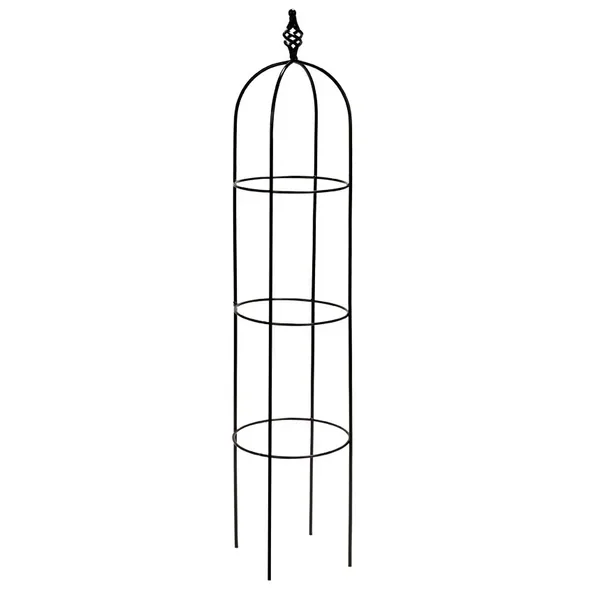 AGW 54"x10.5" Obelisk w/ Spiral Twist Black - Image 2