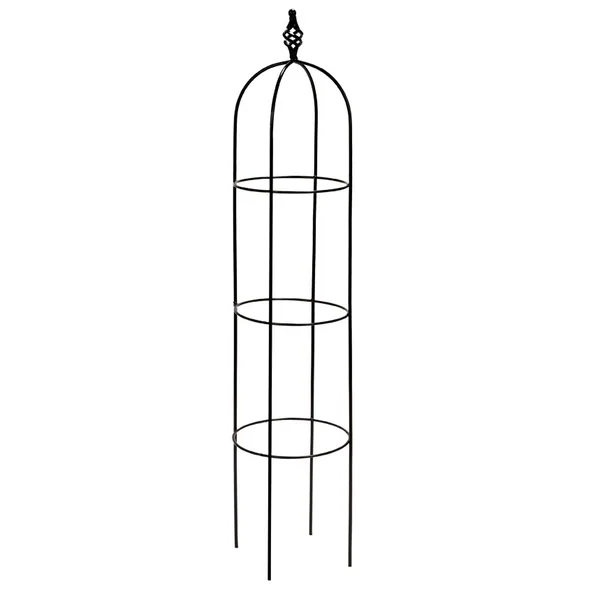 AGW 54"x10.5" Obelisk w/ Spiral Twist Black