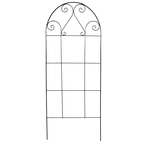 AGW 65"x25" Scroll Trellis Black