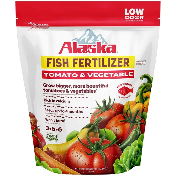 Alaska 4 lbs Tomato & Vegetable Plant Food 3-6-6