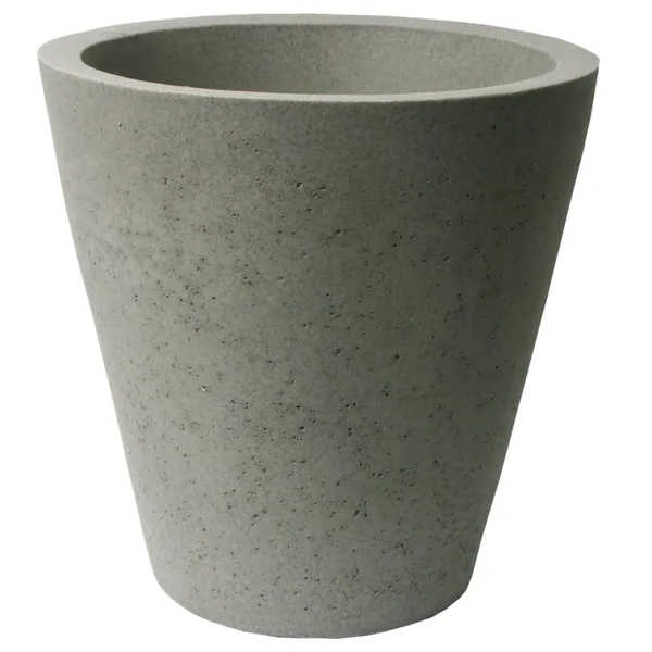 Algreen 20" Crete Self Water Planter Warm Gray