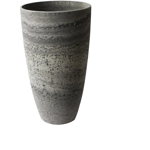 Algreen Acerra Curved 20" Tall Vase Marble