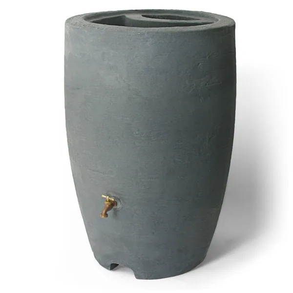 Algreen Athena Rain Barrel Charcoal