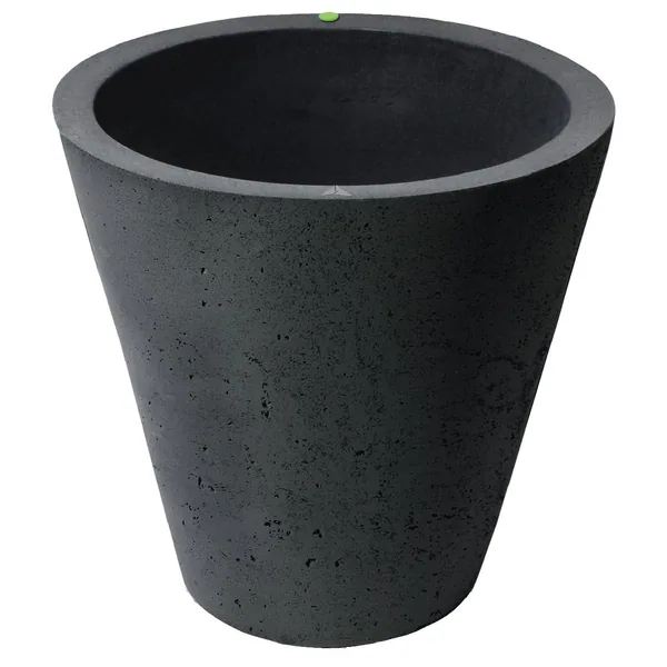 Algreen Crete Self Water Planter Black