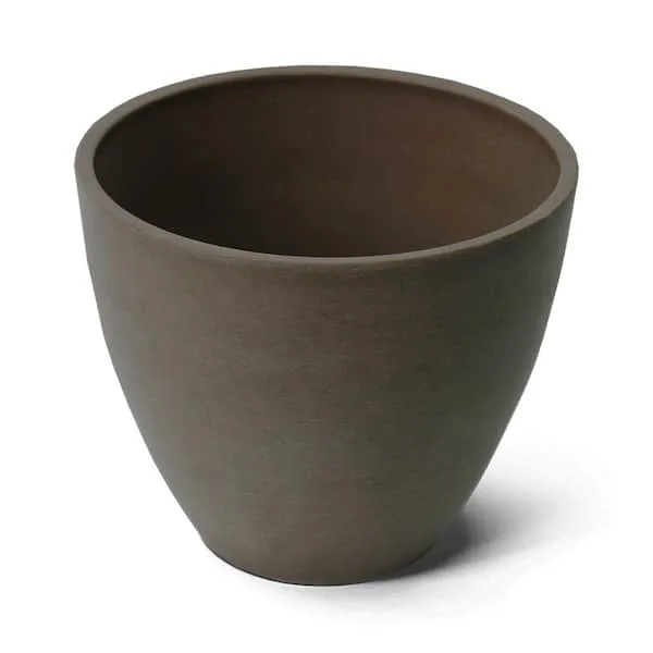 Algreen Valencia 10"Dx8" Round Curved Charcoal - Image 2