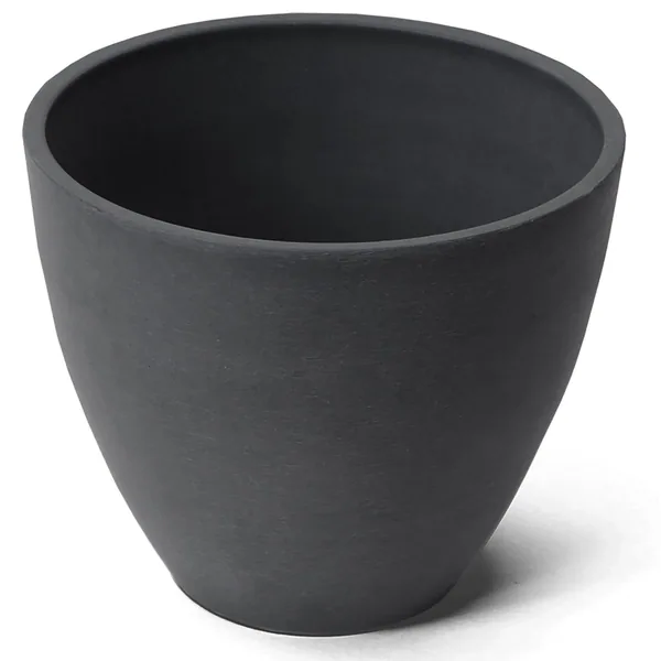 Algreen Valencia 10"Dx8" Round Curved Charcoal