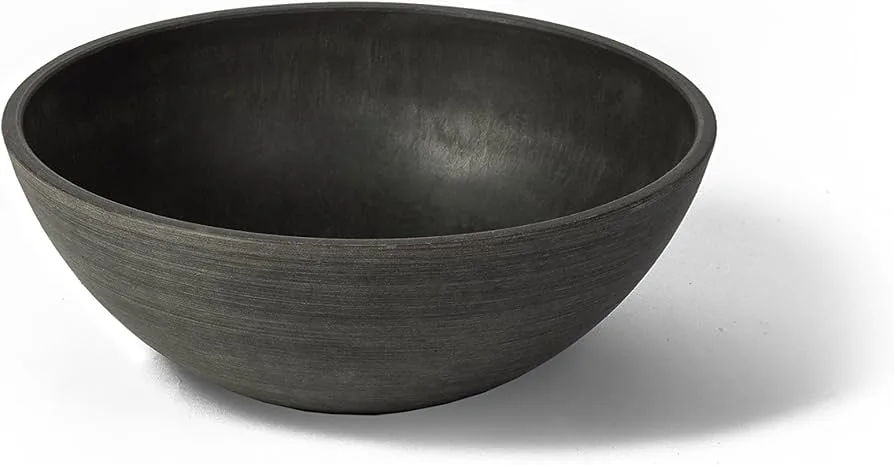 Algreen Valencia 10"x3.75" Bowl Charcoal - Image 2