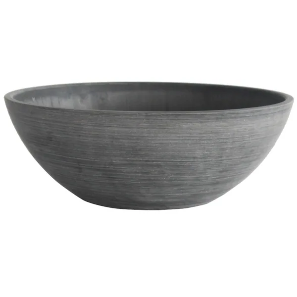 Algreen Valencia 10"x3.75" Bowl Charcoal