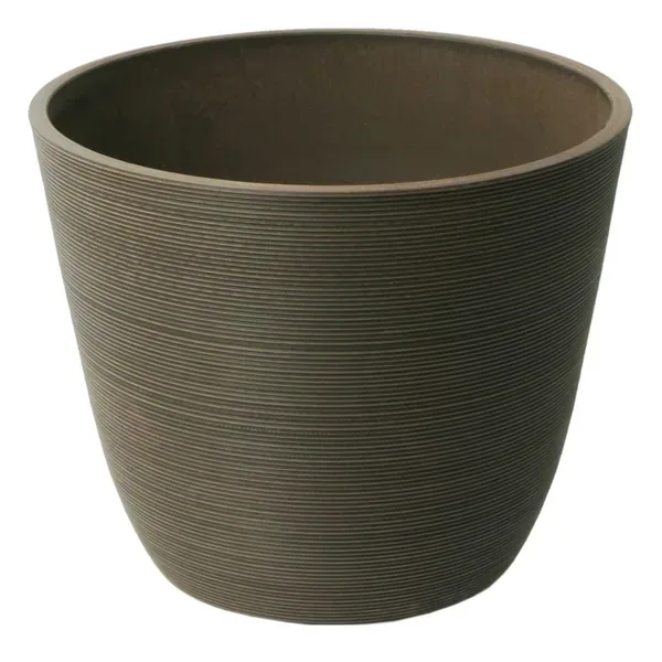 Algreen Valencia 14"x11" Round Ribbed Brown - Image 2