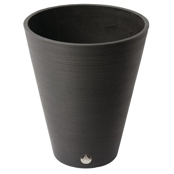 Algreen Valencia 15"x18.5" Ribbed Taper Black