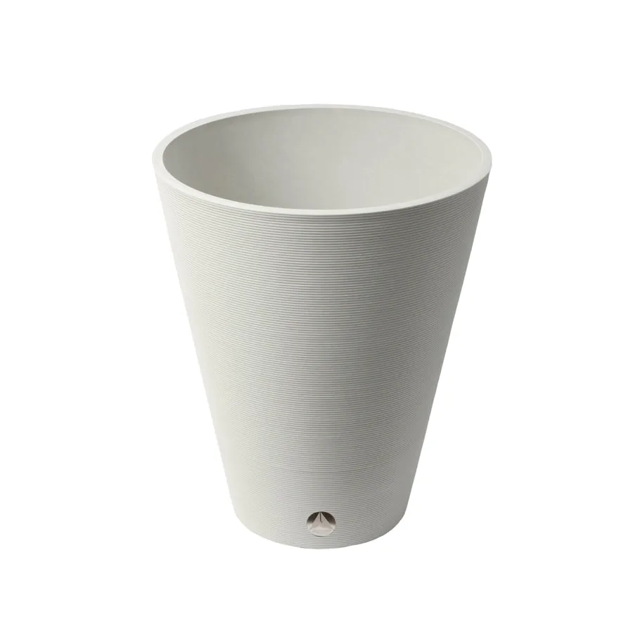 Algreen Valencia 18.5" Round Ribbed White - Image 2