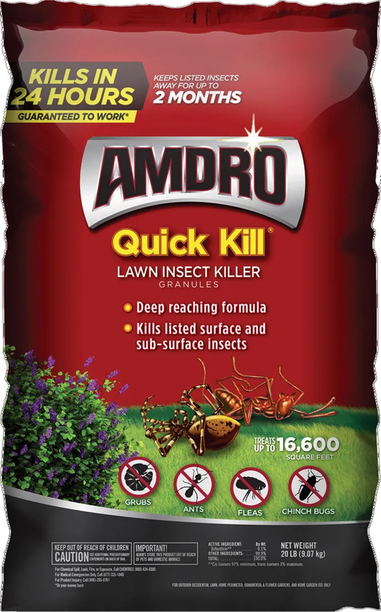 Amdro 20 lbs Quick Kill Lawn Insect Kill Granule - Image 2