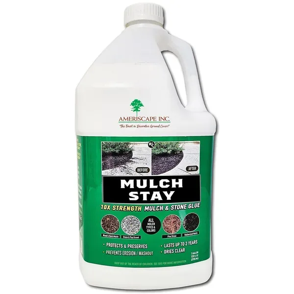 Ameriscape 1gal Mulch Stay Mulch & Stone Glue - Image 2