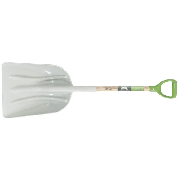 Ames #12 ABS Poly Scoop Ash D-Handle 15Yr
