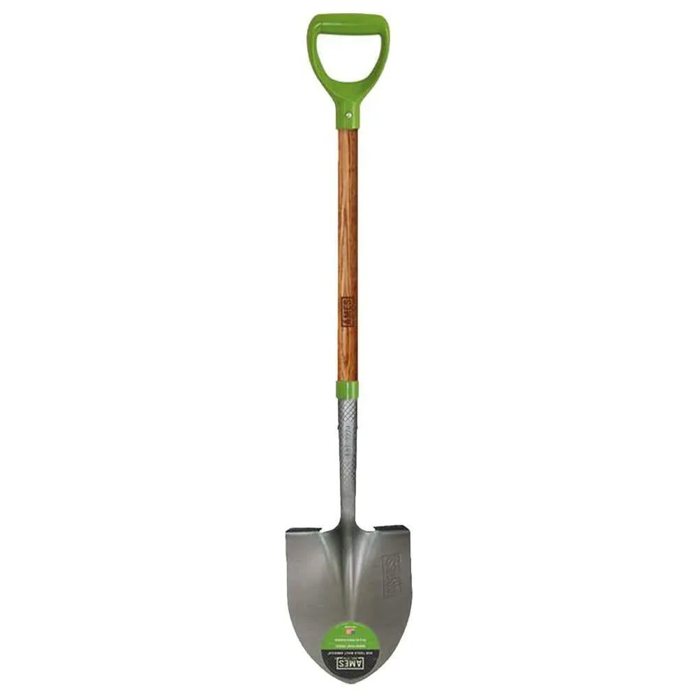 Ames Digging Shovel Round Point Ash D-Handle 15Yr - Image 2