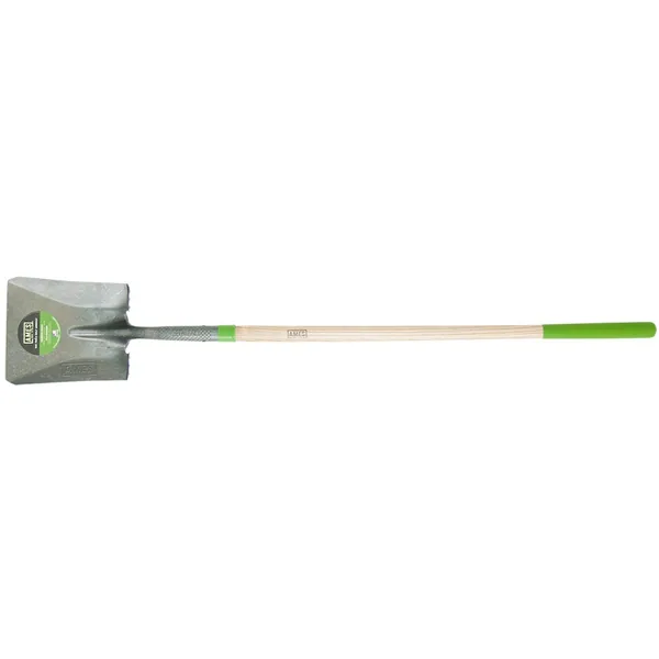 Ames Shovel Long Handle Square Point Ash Handle 15Yr