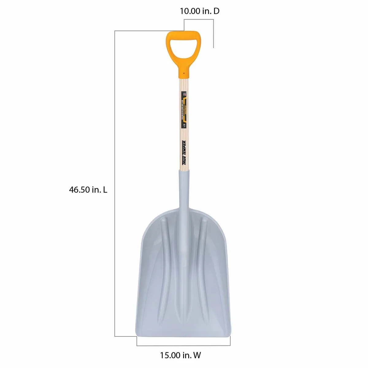 Ames True Temper Wood Handle SP Shovel Poly D-Grip - Image 2