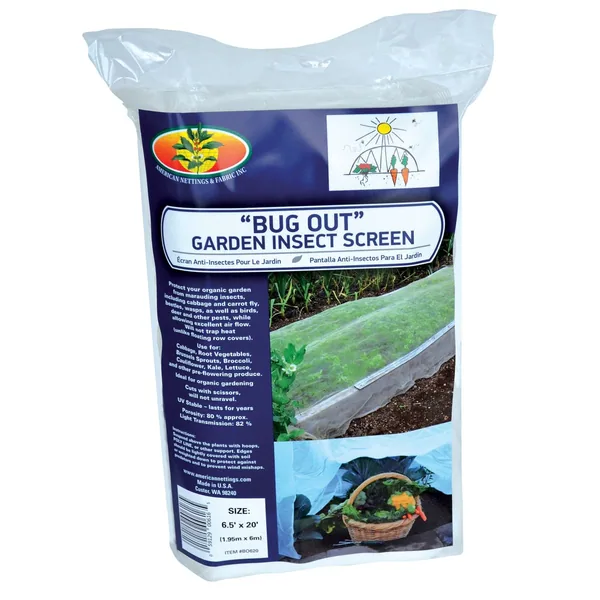 ANF 6.5'x20' Bugout Garden Screen Clear