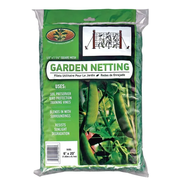 ANF 6'x20' Garden Net Green