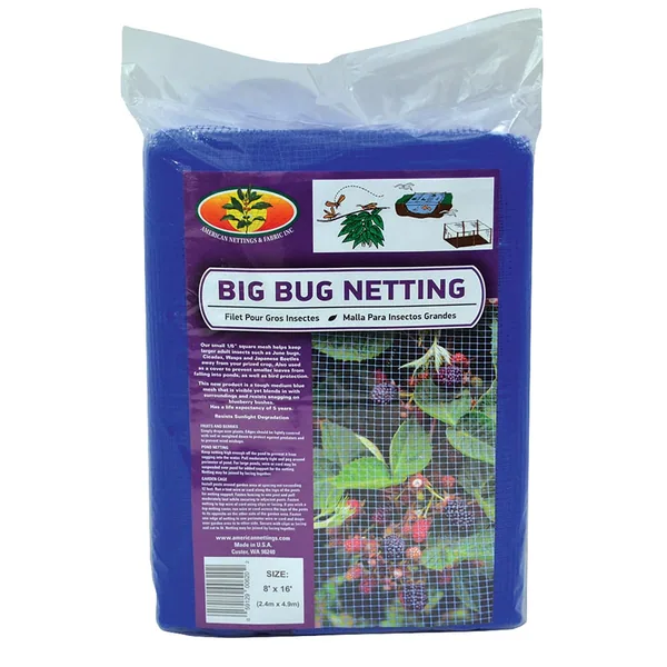 ANF x16' Big Bug Net Blue 1/Mesh