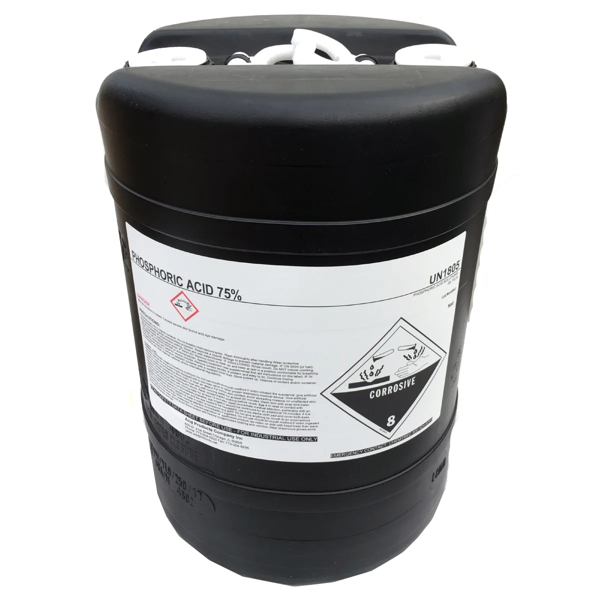 AP Phosphoric Acid 75% 15Gl No Return Drum - Image 2