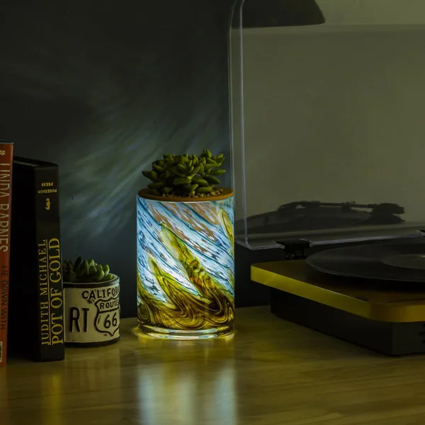 APM 4.5" Assorted LED Self Watering Pot
